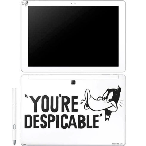 Looney Tunes Daffy Duck Youre Despicable Galaxy Book 12in Skin